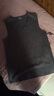 富梅瑞2件装保暖背心男内衣无痕加德绒修身大码贴身马甲无袖坎肩打底衫 黑色浅灰 XL 实拍图