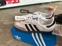阿迪达斯（adidas）Samba T头德训防滑休闲时尚百搭男女款运动板鞋B75806白色 37 实拍图