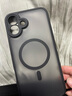 ALittleFlower【全网热销40W+】适用iPhone16Plus手机壳16Plus保护套磁吸苹果超薄防摔软壳透黑男女款简约 实拍图