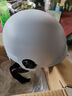 戈凡3C认证成人男士电动车头盔儿童骑行安全帽四季通用电瓶摩托车冬季 320浅灰色【透明长镜片】 实拍图