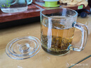 喜碧（Scybe）茶杯耐热玻璃杯办公杯玻璃茶杯带盖把手杯玻璃水杯格隆380ml 2只 实拍图