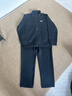 安踏（ANTA）运动套装男士秋冬季款外套长裤健身跑步休闲运动衣服装两件一整套 【针织】黑色外套+平口裤 XL/180 实拍图