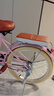飞鸽 儿童自行车6-10岁自行车儿童单车儿童自行车女童自行车学生 标配浅粉|辐条轮 +单速+礼包 20寸 实拍图
