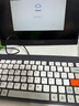 B.O.W航世 K620U有线键盘 办公键盘 超薄便携键盘 79键 台式笔记本巧克力按键小键盘 橙灰黑 实拍图