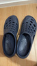 迪卡侬（DECATHLON）游泳男士凉鞋沙滩拖鞋洞洞鞋外穿NABD2159687深蓝色网格款45码 实拍图
