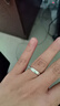 中国黄金（CHINA GOLD）冰川足银情侣戒指男女款一对戒结婚纪念日618送女朋友生日礼物女 京速达*冰川情侣对戒【中金礼盒】 开口可调节 实拍图