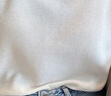 FitonTon吊带背心女士华夫格打底内搭宽肩带无袖t恤遮副乳可外穿上衣夏白 实拍图