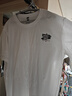 真维斯（Jeanswest）圆领纯棉T恤男简约有型精梳棉舒适透气日常健身跑步宽松五分袖 灰#小木牌 L 实拍图