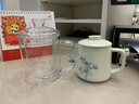 富光泡茶杯茶水分离玻璃杯办公室喝茶杯子男士个人花茶杯水杯公道杯 实拍图