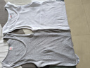 浪莎粗螺纹背心男100%纯棉修身全棉跨栏打底汗衫运动训练美式紧身健身 ·【2灰1白】· 纯棉粗螺纹 L /170：修身版型建议选大一码 实拍图
