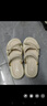 百丽踏踩屎感大码凉鞋女41一43夏季外穿孕妇防滑凉拖鞋一体两穿2025新款 米白 39 (245mm) 实拍图