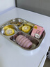licheers儿童餐盘幼儿园宝宝不锈钢餐盘小学生吃饭喝汤辅食餐具五格分餐盘 实拍图