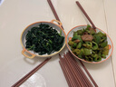双枪红檀木筷子天然抗菌木筷 家用实木无漆无蜡筷子餐具套装10双 实拍图