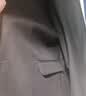 罗蒙（ROMON）西服套装男秋冬季商务修身西装男士正装结婚伴郎礼服 藏青色 XL  实拍图