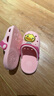 B.Duck小黄鸭童鞋儿童拖鞋男女童耐磨家居鞋洞洞鞋5302粉色26 实拍图
