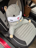 适用于日产骐达逍客轩逸蓝鸟玛驰阳光天籁奇骏汽车座套四季通用全包围汽车坐垫亚麻卡通可爱座垫座椅套 卡通版雅致灰 日产尼桑轩逸奇骏逍客劲客天籁骐达蓝鸟启辰T70/X 实拍图
