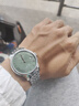 天梭（TISSOT）【毕业礼物】力洛克系列男表1853经典自动机械表瑞士手表送男友 钢带绿盘T006.407.11.093.00 实拍图