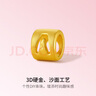 周六福黄金转运珠男女情侣款字母DIY手绳生日礼物定价约0.46gY字母 实拍图