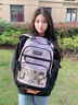 Edison中学生书包高中护脊减负背包二次元DIY潮流百搭双肩包痛包2569-5 实拍图