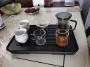 忆壶茶（YIHUTEA）茶盘托盘家用茶台带排水小型沥水储水实木功夫托盘泡茶具竹茶托 【爆款大号】茶盘36.5*24cm 实拍图