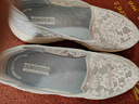 斯凯奇（SKECHERS）单鞋女鞋夏季蕾丝网面透气健步鞋平底浅口百搭软底休闲鞋896020 实拍图