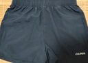 骆驼（CAMEL）速干运动短裤男休闲透气梭织五分裤子 J0S2UL8123-2 黑色 XL 实拍图