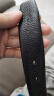 鳄鱼恤百搭青年头层牛皮休闲皮带男士牛皮针扣腰带生日礼物ZT341黑色 实拍图