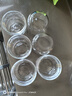 水晶扳指主人杯家用小众泡茶杯品茶待客二两酒杯加厚玻璃杯水杯子 来财3只+舍得3只100ml6只 实拍图