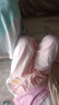 Classic Teddy童装儿童裤子男女童防蚊裤纯棉运动休闲裤薄款灯笼裤 水粉 110  实拍图