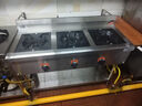 三杏 SAMESHARE 3C认证商用煲仔炉熄火保护多眼多头煲仔饭黄焖鸡一键点火猛火燃气炉灶饭店餐馆多功能煲炉 单排三眼 长110宽46高80 气源:天然气/管道气 实拍图