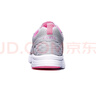 骆驼（CAMEL）网面透气跑步女鞋轻量健步运动鞋子  CD2223L6852 灰/梅红 40 实拍图
