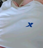 特步（XTEP）儿童童装男女童短T夏季吸湿透气速干薄款凉感百搭运动休闲短袖T恤 珍珠白【9005】 160 cm 实拍图