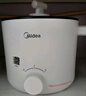 美的（Midea）电煮锅 宿舍小电锅 电蒸锅 学生寝室一体泡面小火锅多功能锅 电煮锅小型1-2人XZE1613 配蒸笼 1.7L 实拍图