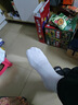 京东京造 儿童袜男童女童厚款校园小白袜中小学生休闲运动袜4双22-24cm 实拍图