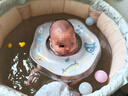 iuu婴儿游泳桶免安装 儿童洗澡桶 可折叠泡澡桶 家用新生儿游泳浴桶 【超大号】游泳桶+游泳圈 材质：母婴级面料，七层加厚保温 实拍图