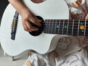 娜塔莎太阳系水星36寸41寸HPL混合全单民谣加振电箱入门初学吉他 水星缺角原声 36英寸 实拍图