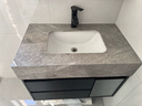 艺乐雅（YILEYA）浴室柜套装纳米岩石一体洗脸盆洗手盆柜组合卫生间智能镜柜洗漱台 80CM智能镜柜丨感应灯丨一体盆 实拍图