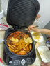 美的（Midea）电饼铛 电饼档 双面加热煎烤机烙饼锅 早餐机 加大加深三明治机薄饼机抗菌烤盘可拆洗JKE3075 实拍图