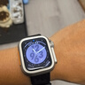 PZOZ适用苹果手表保护壳apple iwatch s11保护套iphone watch 10/8/7/6秒变ultra 3金属全包防刮防摔2 黑色 iWatch 7/8/9  45mm 实拍图