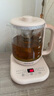 九阳（Joyoung）1.8L大容量养生壶煮茶器 316L不锈钢材质茶篮 800W大功率电水壶保温花茶壶烧水壶K18D-WY601(茶) 实拍图