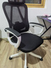 全品屋电脑椅家用人体工学椅办公椅子靠背学习转椅老板座椅游戏电竞椅 【4D腰托+透气可躺】白黑-无脚托 联动扶手 +衣架 实拍图