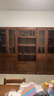 传福匠2026新款黑胡桃木书柜新中式仿古加高书橱书房储物小户型 双玻璃门书柜[黑胡桃木书柜] 实拍图