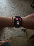 Apple/苹果 Watch Series 10 智能手表GPS款42毫米玫瑰金色铝金属表壳梅子色回环式运动表带MX1X3CH/B 实拍图