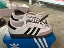 阿迪达斯（adidas）Samba T头德训防滑休闲时尚百搭男女款运动板鞋B75806白色 37 实拍图