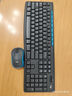 罗技（Logitech）MK275 键鼠套装 无线键鼠套装 办公键鼠套装 全尺寸 商务键鼠套装 带无线2.4G接收器 黑蓝色 实拍图