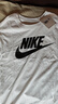 耐克(NIKE)男短袖T恤 纯棉 运动休闲 舒适百搭 AR5005-101 白色XXL 实拍图