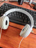 索尼（SONY） MDR-ZX110AP 耳机头戴式有线有麦电脑笔记本手机适用办公学生网课学习 白色 实拍图