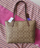 蔻驰（COACH）【官方授权店】奢侈品coach女包ZIP30托特包单肩Zip30送女友礼物 4455IME74卡其棕色配色 实拍图
