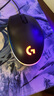 G102第二代游戏鼠标 RGB流光灯效鼠标 轻量化  游戏级8000DPI传感器 黑色 200-8000DPI 实拍图
