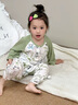 威尔贝鲁（WELLBER）【吸湿排汗】宝宝睡袋1-3岁婴儿童睡衣夏亲肤家居睡裙樱野兔80cm 实拍图